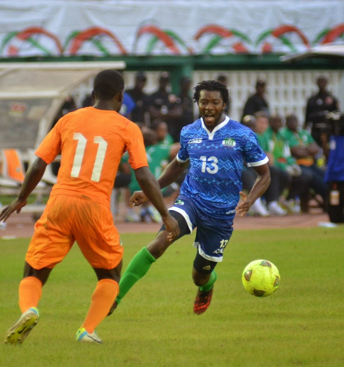 Sierra Leone 2014-15 Away (LAHOUD #13) Jersey/Shirt