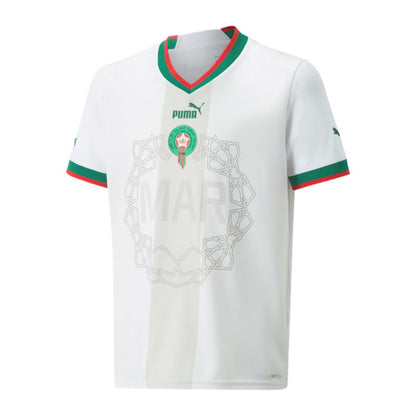 Maillot Maroc 2022 Extérieur blanc